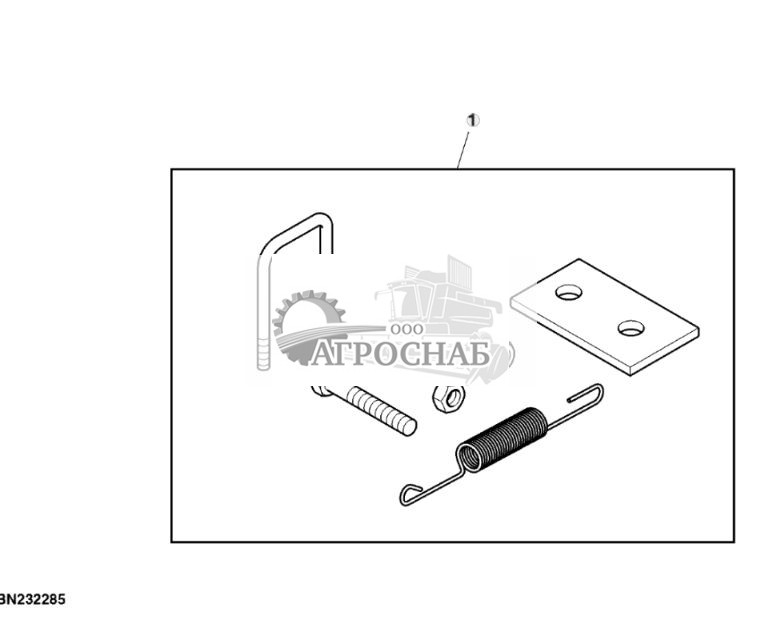 Навесное оборудование, крепежные детали тяговой штанги - ST752404 157.jpg